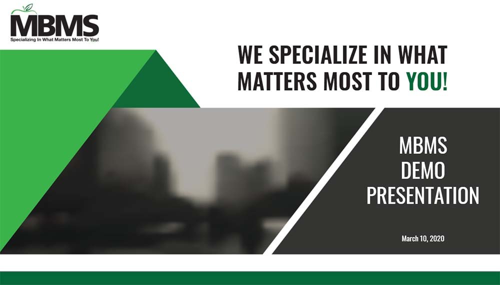 MBMS Presentation Cover