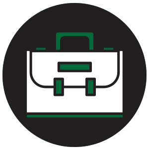 A briefcase icon