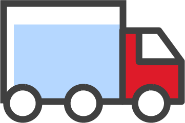 logistics truck icon