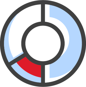 pie graph reporting icon