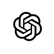 ChatGPT logo on white background