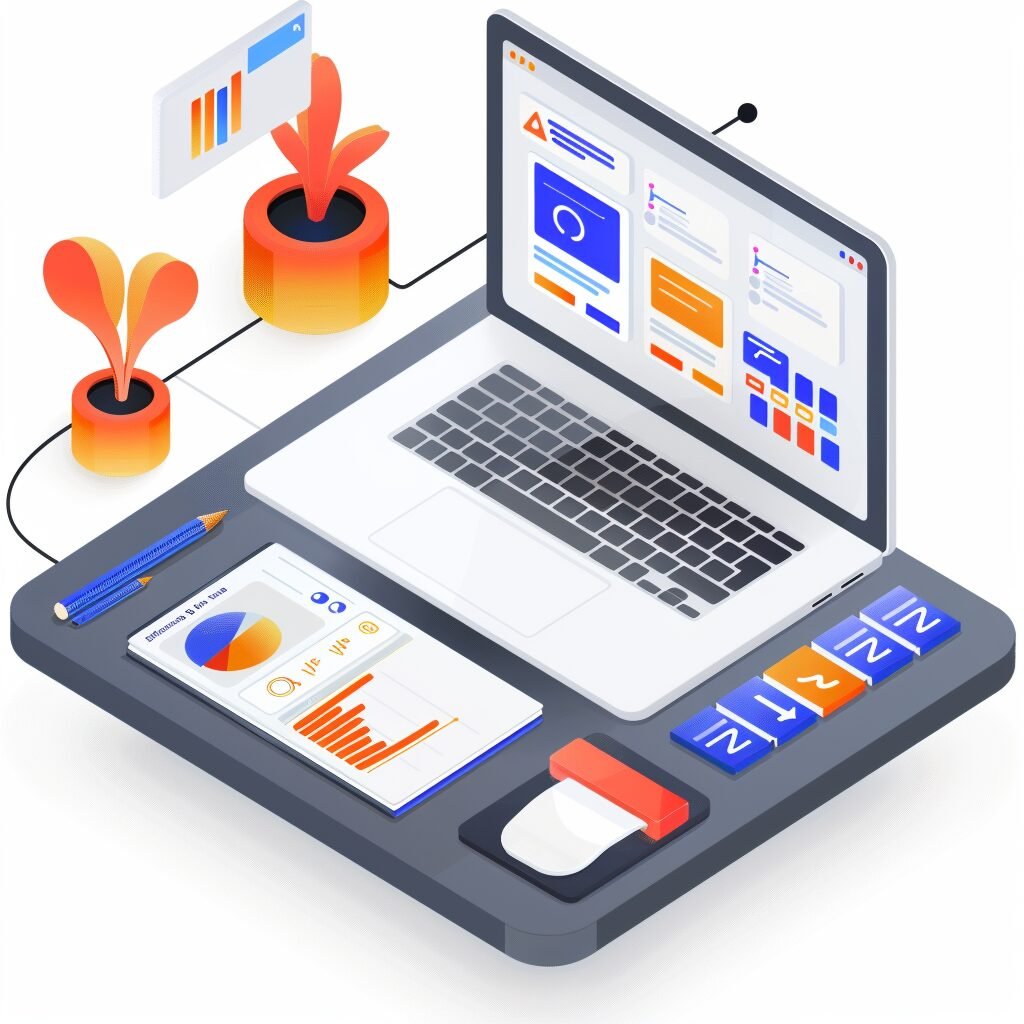 small-tier-web-portal-displayed-on-computer-showing-simple-information-access-and-basic-features-on-prexisting-platform