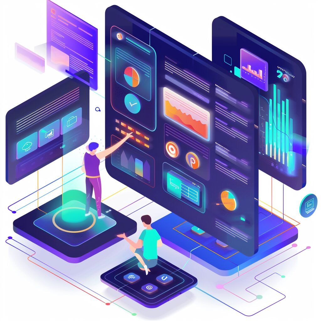 employees-using-tier-three-web-portal-to-handle-multiple-core-business-needs-with-moderately-complex-dashboards-and-integrations